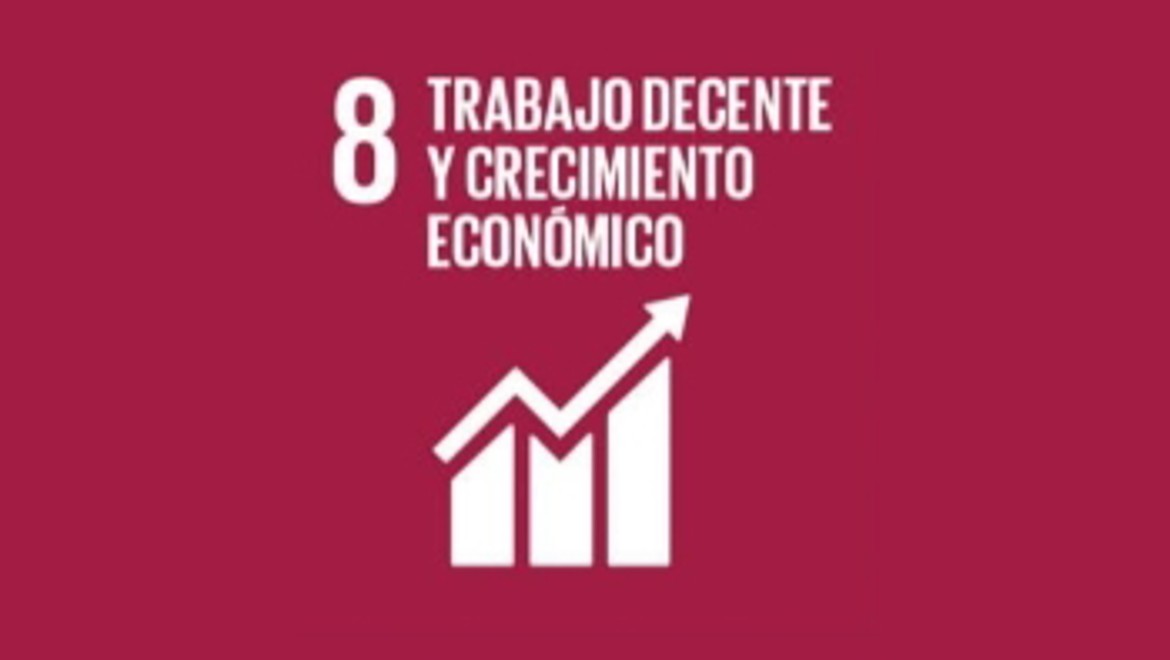 Naciones Unidas objetivo 8 "Trabajo decente y crecimiento económico"