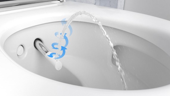 Función de ducha de los inodoros bidé Geberit AquaClean