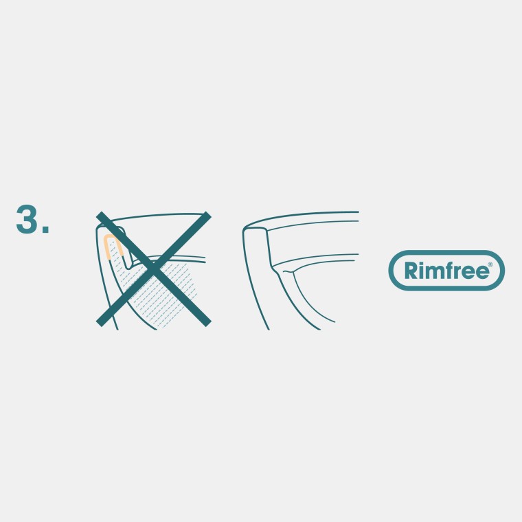 Inodoros Rimfree muy higiénicos y fáciles de limpiar Inodoros Rimfree muy higiénicos y fáciles de limpiar