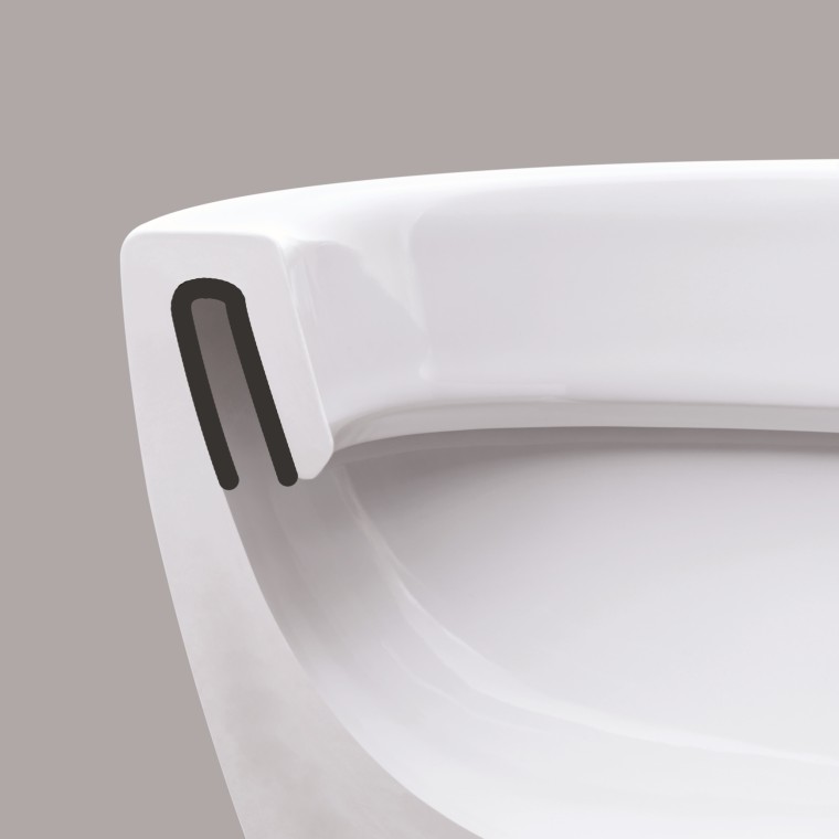 Inodoro tradicional con brida de descarga Inodoro tradicional con brida de descarga