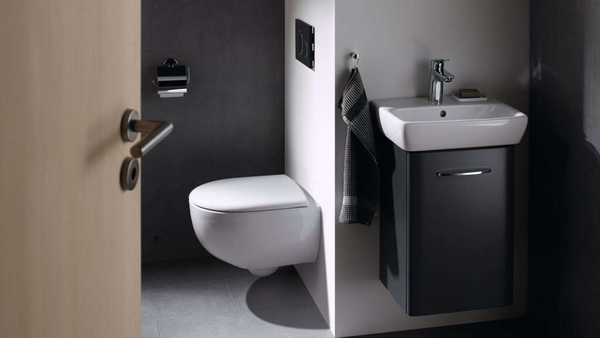 Baño con la serie Geberit Selnova Baño con la serie Geberit Selnova