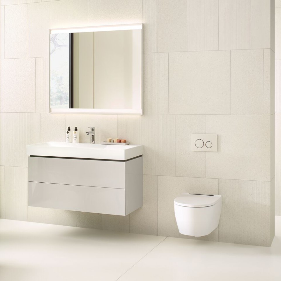 Un baño con más espacio, limpieza y versatilidad gracias a los productos Geberit ONE