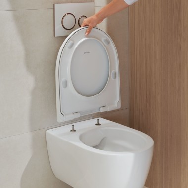 Inodoro suspendido Geberit iCon con sistema QuickRelease Inodoro suspendido Geberit iCon con sistema QuickRelease