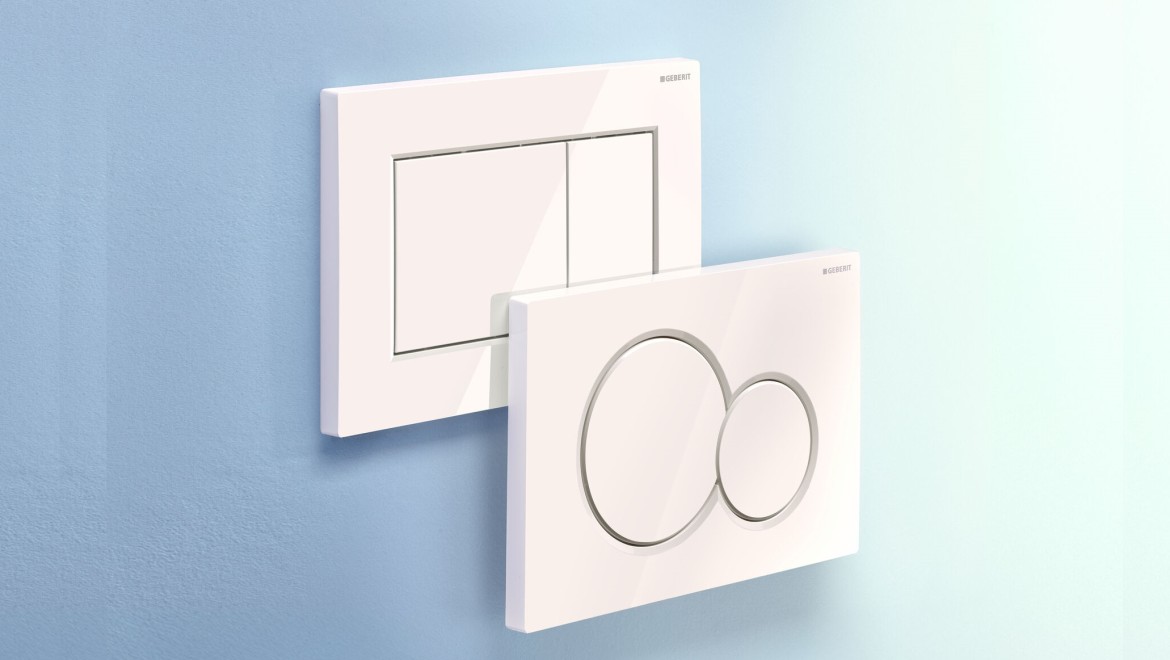 Pulsadores Geberit Sigma01 round y square