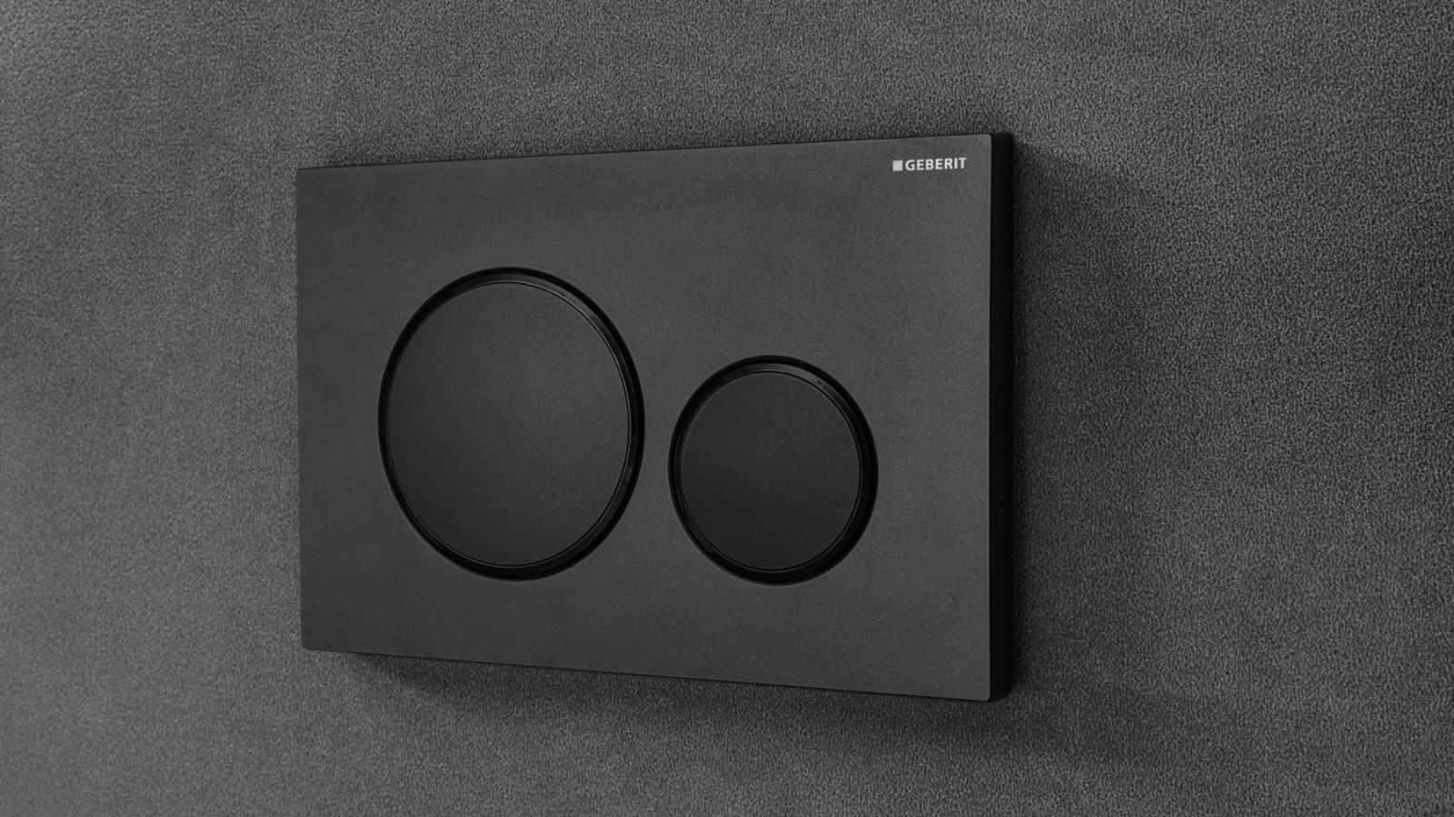 Pulsador Geberit sigma20 negro mate easy-to-clean
