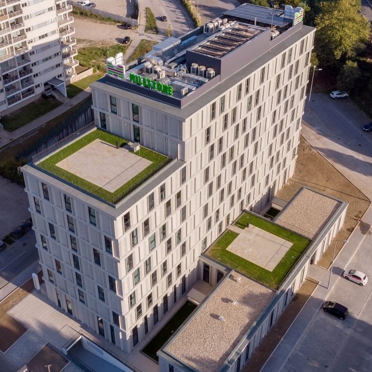 Residencia Porto Asprela, vista aérea (© Milestone)