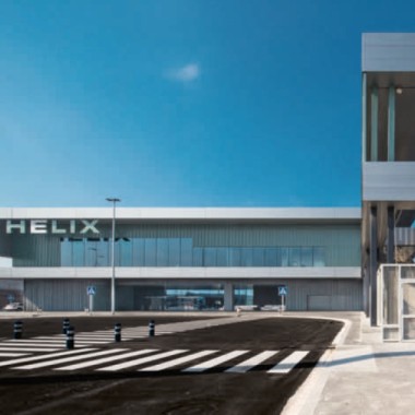Helix Cruise Center, vista general de la terminal (©Batlle i Roig Arquitectura)