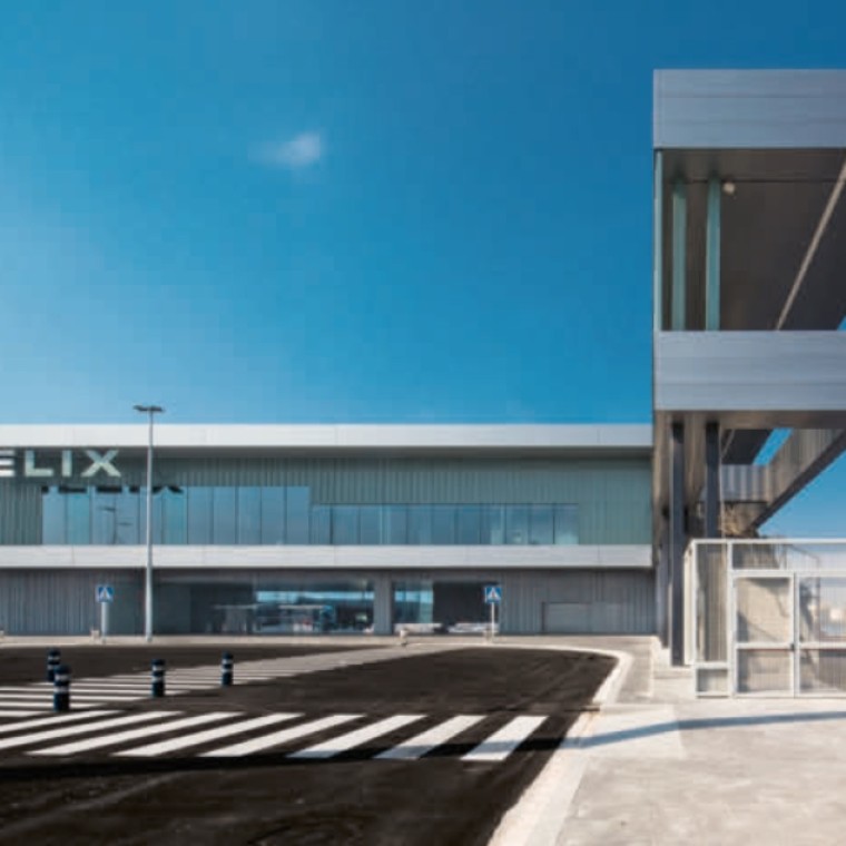 Helix Cruise Center, vista general de la terminal (©Batlle i Roig Arquitectura)