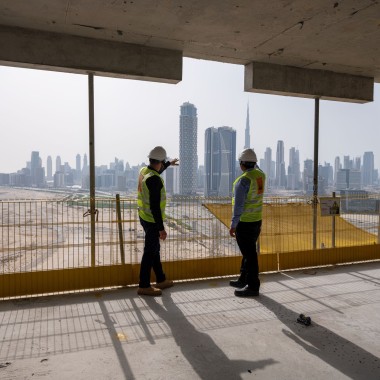 Muy cerca del centro de Dubái se están construyendo las nuevas torres