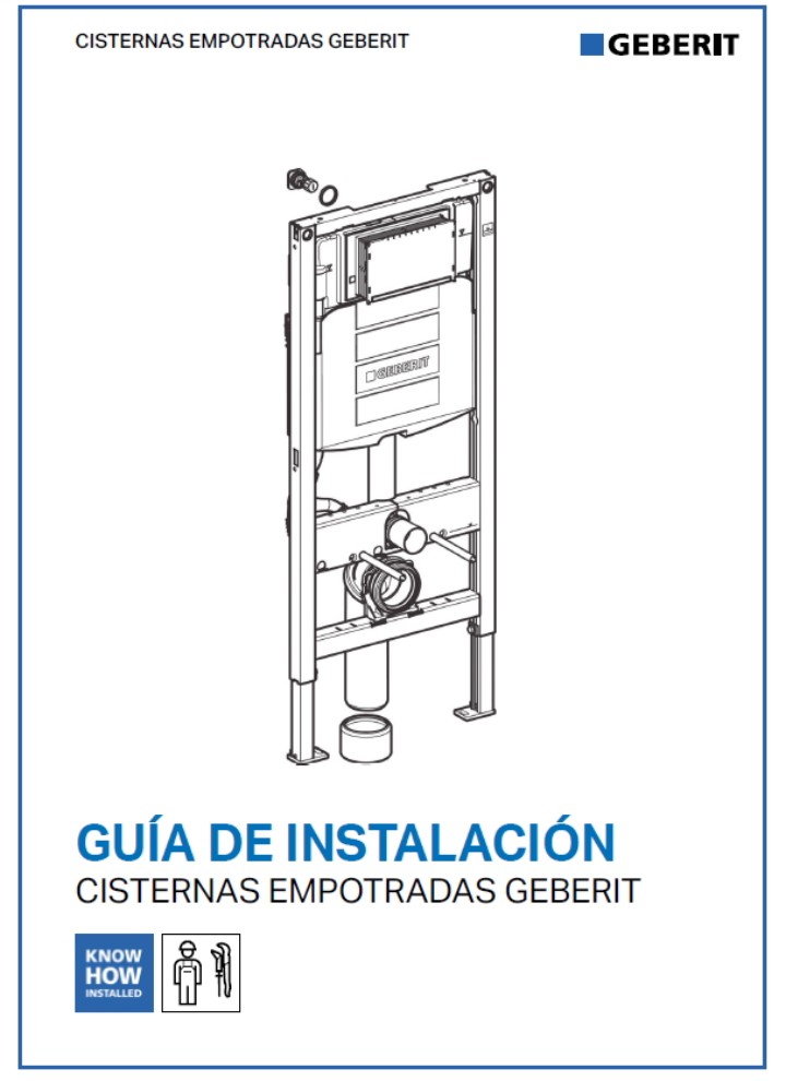 Manual instalación cisternas empotradas Geberit