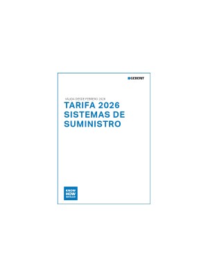Tarifa 2026 Sistemas Suministro Geberit