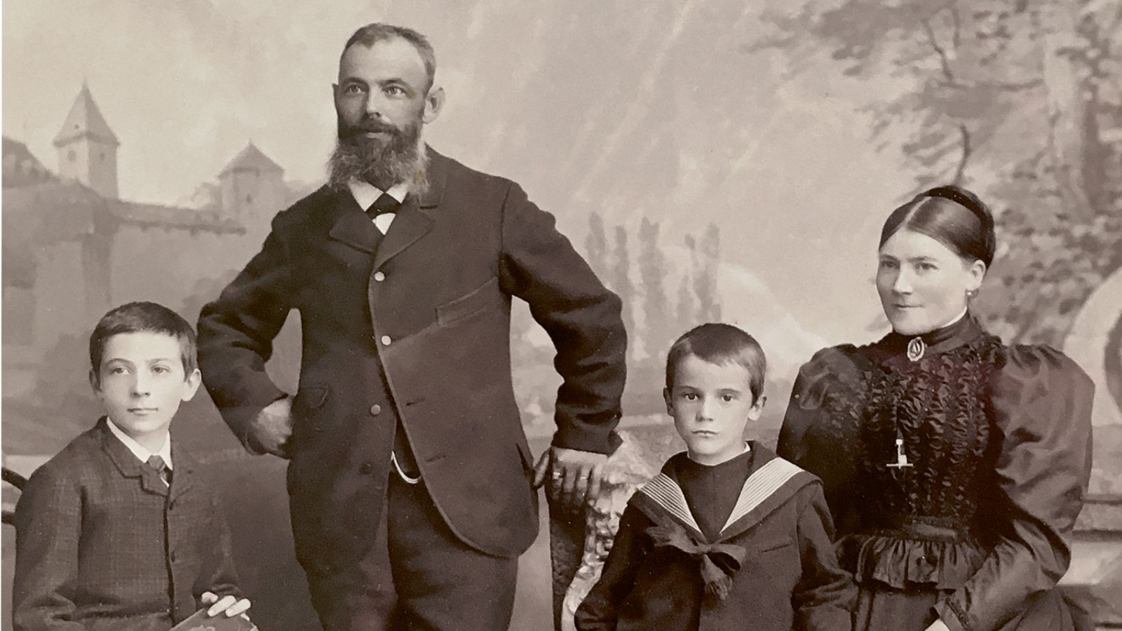 La familia Gebert fundadora de la empresa