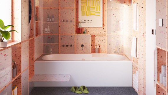 Baño generacional de nimtim Architects (Reino Unido) (© nimtim Architects)