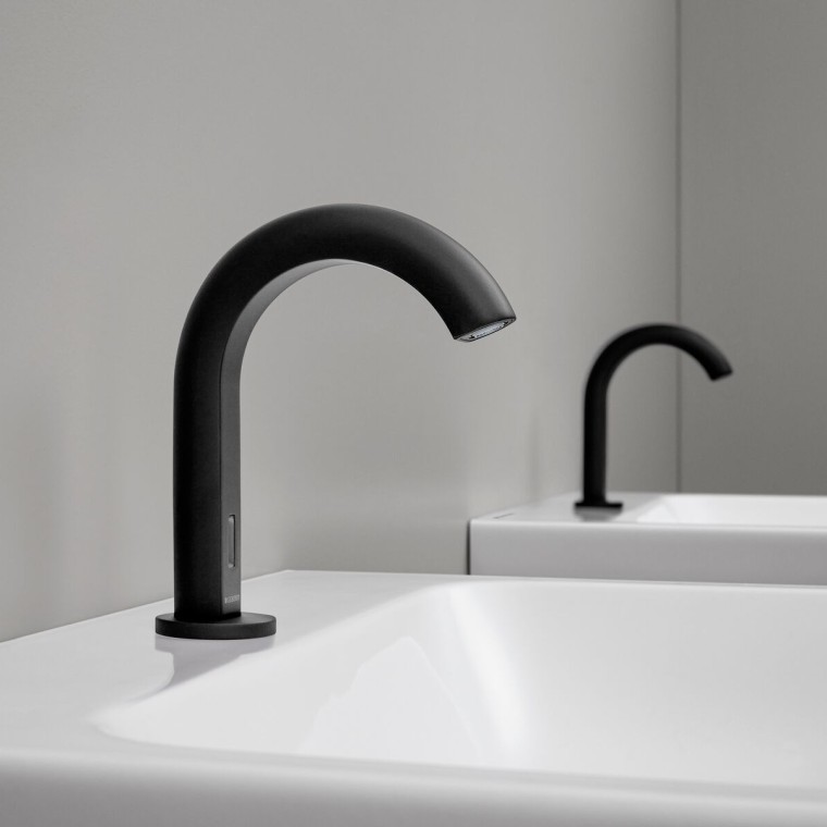 Los grifos Geberit en negro mate están de moda (© Geberit) Los grifos Geberit en negro mate están de moda (© Geberit)