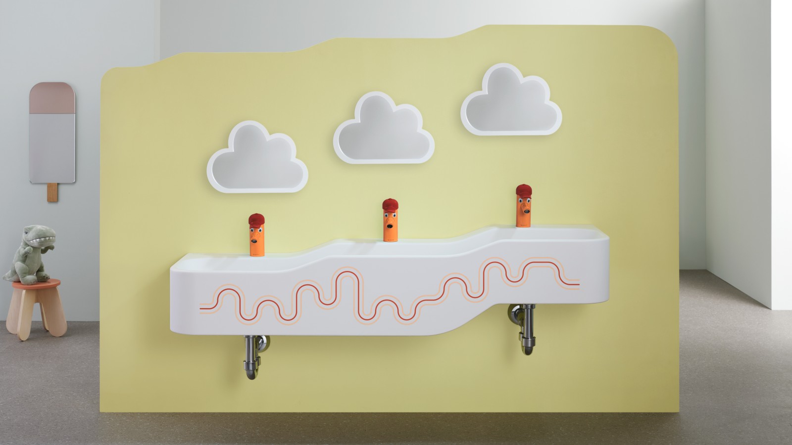 Lavabos con zona de juego Geberit Bambini