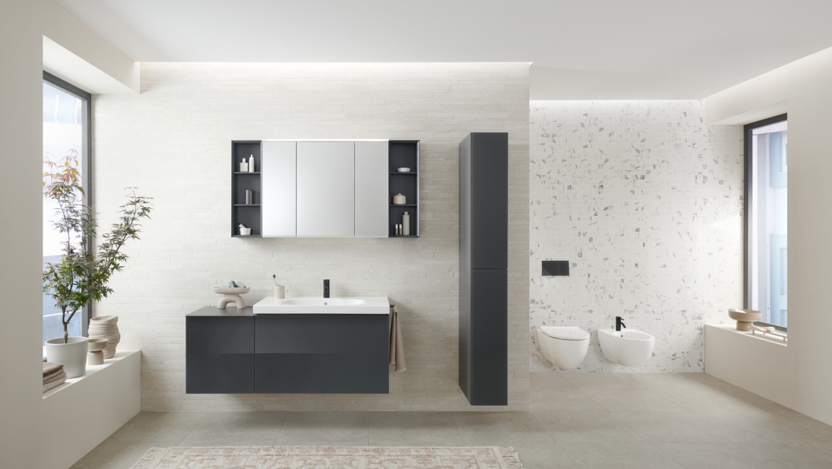 Baño Geberit Acanto en vidrio lava Baño Geberit Acanto en vidrio lava