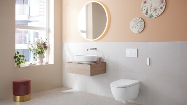 Baño con Geberit AquaClean Alba