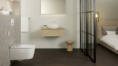 Baño con Geberit AquaClean Sela