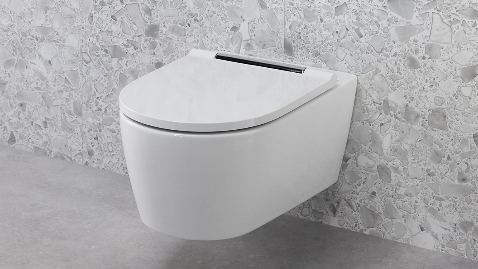 Inodoro suspendido de la serie de baño Geberit ONE (© Geberit) Inodoro suspendido de la serie de baño Geberit ONE (© Geberit)