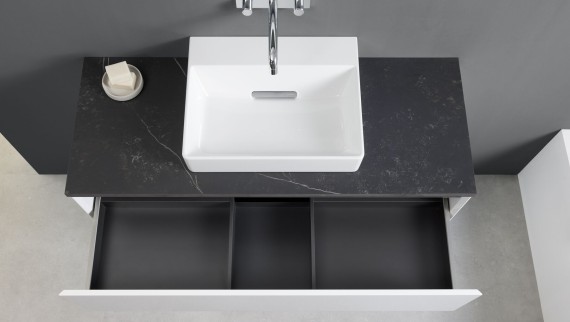 Mueble bajo para lavabo Geberit ONE sin recorte del sifón antiolores Mueble bajo para lavabo Geberit ONE sin recorte del sifón antiolores