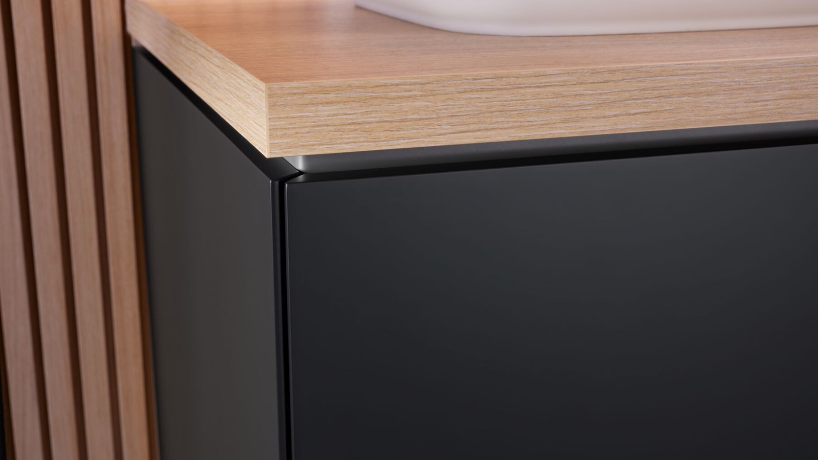 Mueble bajo para lavabo Geberit ONE en negro mate Mueble bajo para lavabo Geberit ONE en negro mate