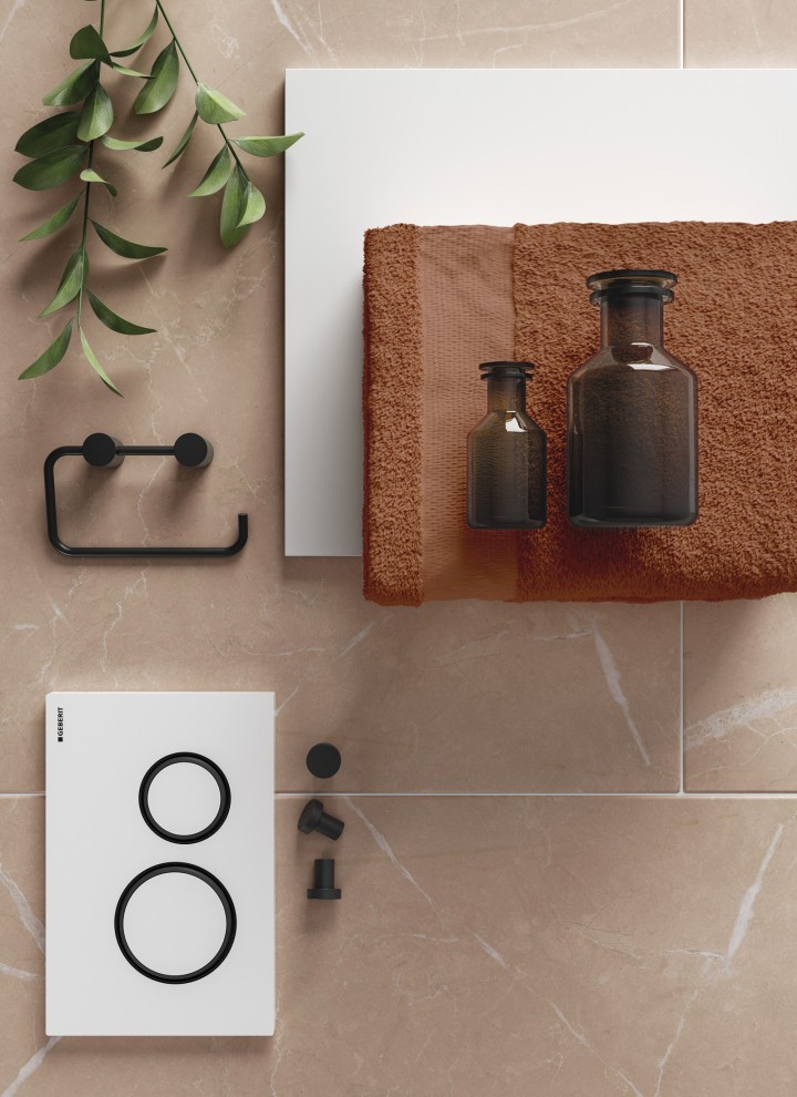 Tendencia de baño para 2025: paleta de colores marrones