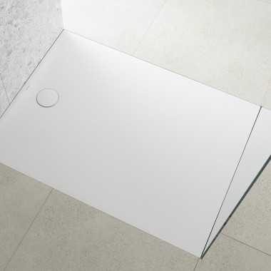 Baño con plato de ducha Geberit Olona Baño con plato de ducha Geberit Olona