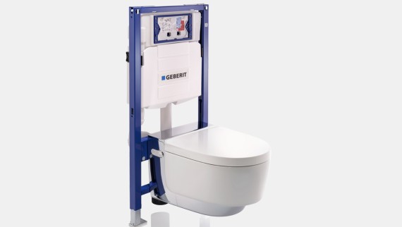 Bastidor para inodoro suspendido Geberit Duofix con Geberit AquaClean Mera Bastidor para inodoro suspendido Geberit Duofix con Geberit AquaClean Mera