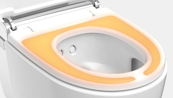 Función de calefactado del asiento Geberit AquaClean