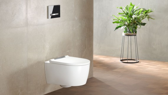 Inodoro Geberit ONE con pulsador Sigma50