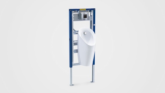 Sistema de instalación Geberit Duofix para el control oculto de urinarios