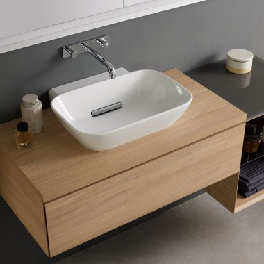 Mueble Geberit ONE en roble.