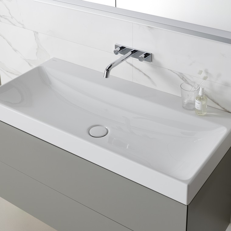 Lavabo Geberit ONE con desagüe clásico Lavabo Geberit ONE con desagüe clásico