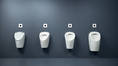 Urinarios de la serie Geberit Selnova (© Geberit)