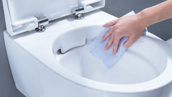 Inodoro iCon Rimfree, sin borde de descarga (© Geberit) Inodoro iCon Rimfree, sin borde de descarga (© Geberit)