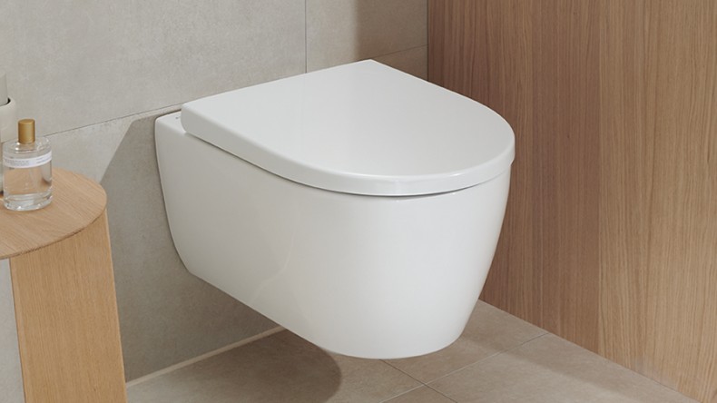 Inodoro WC baño cerámica de pie desagüe vertical Geberit Colibrì