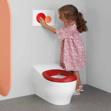 Inodoro de pie Geberit Bambini para niños pequeños de hasta 3 años Inodoro de pie Geberit Bambini para niños pequeños de hasta 3 años