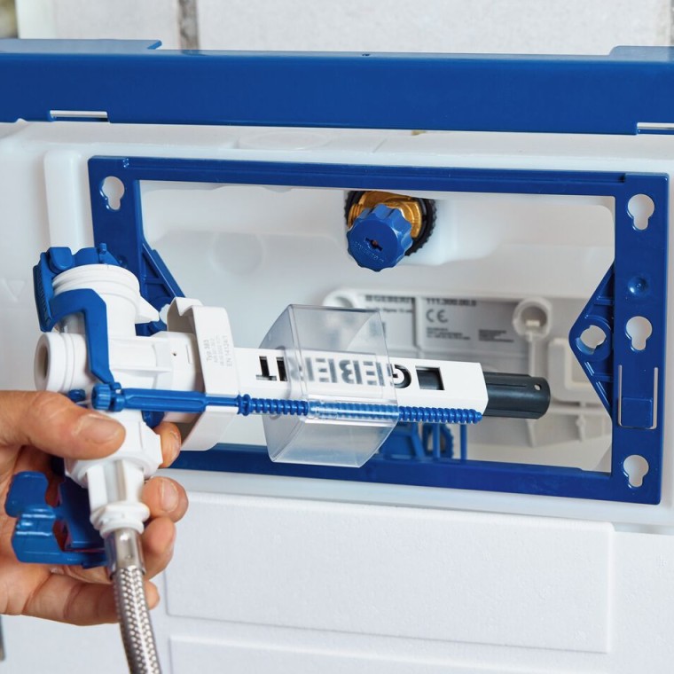 Mecanismo de alimentación Geberit serie 383, compacto