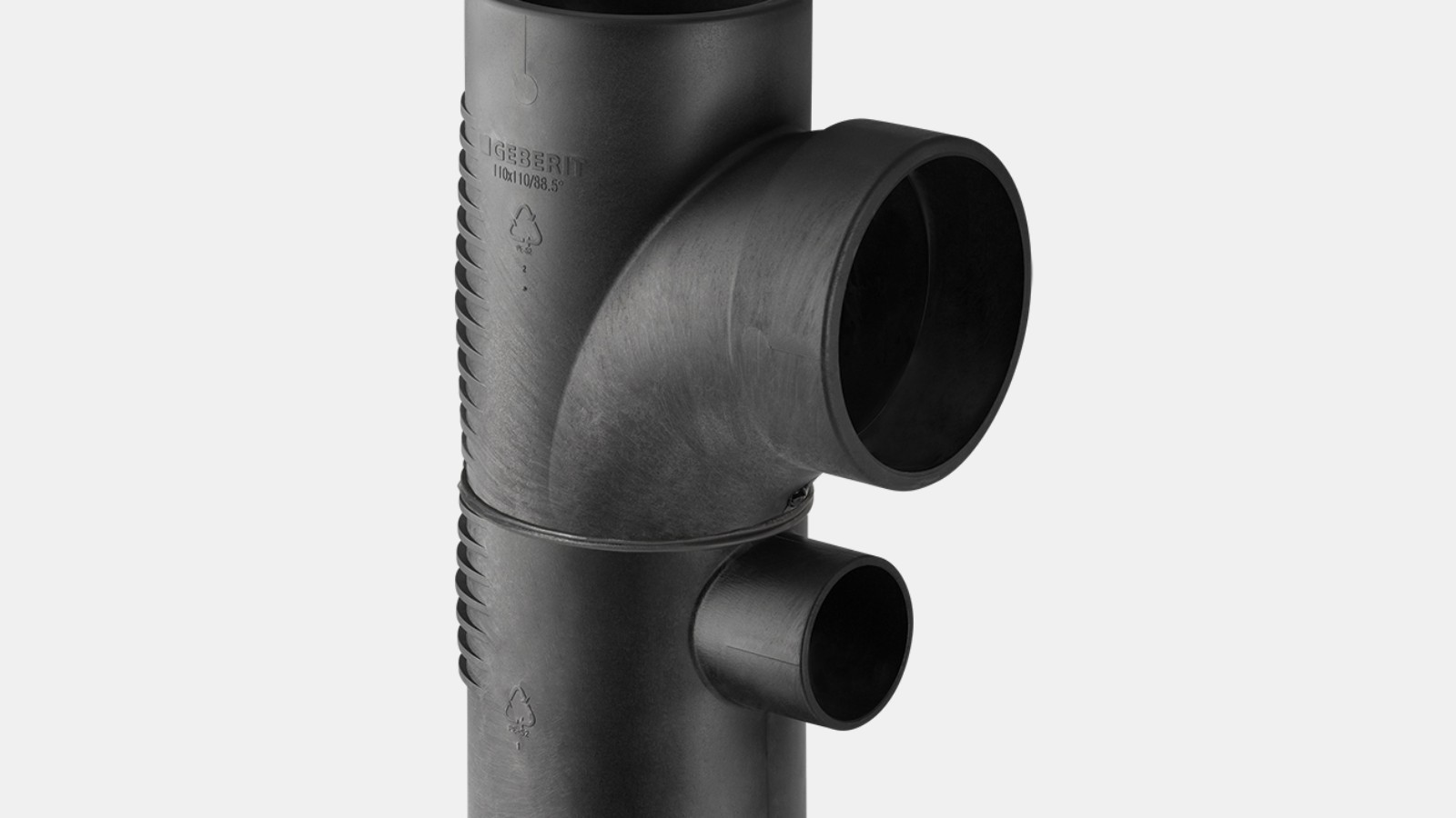 Injerto acodado combinado Geberit Silent-db20 88,5°