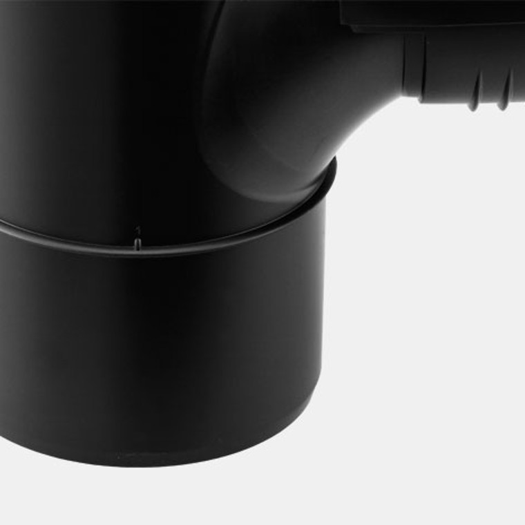 El anillo de tope de los accesorios Geberit Silent-PP indica la profundidad de inserción adecuada