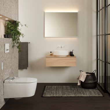Geberit AquaClean Sela en un hotel Geberit AquaClean Sela en un hotel