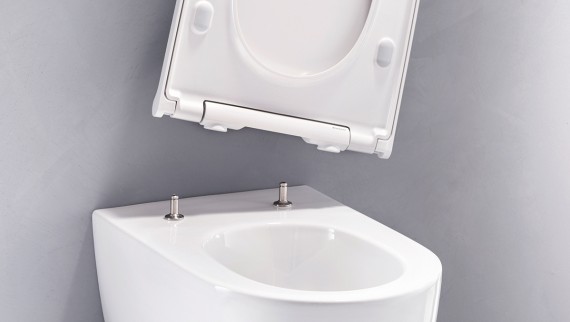 Asiento y tapa con sistema QuickRelease