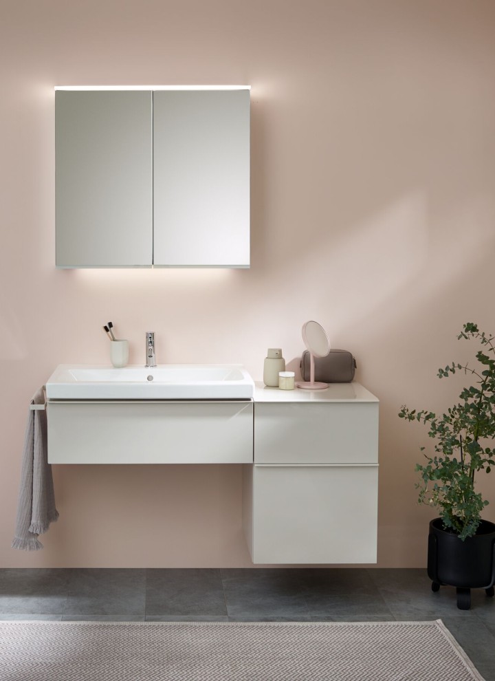 Baño Geberit en un showroom