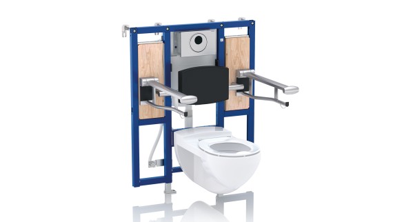 Inodoro sin barreras con bastidor de montaje Geberit Duofix Inodoro sin barreras con bastidor de montaje Geberit Duofix