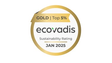 Medalla de Oro de EcoVadis para la gestión de la sostenibilidad de Geberit (© Geberit)