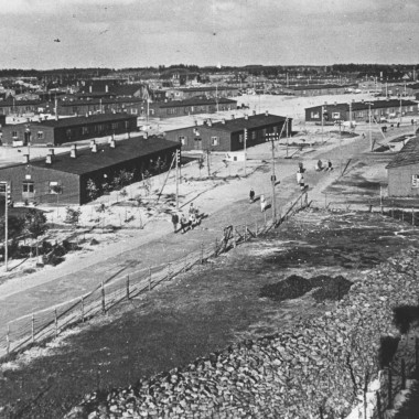 El lugar donde se encuentra el mayor campo de refugiados danés para alemanes expulsados por la guerra (© Blåvandshuk Local History Archive) El lugar donde se encuentra el mayor campo de refugiados danés para alemanes expulsados por la guerra (© Blåvandshuk Local History Archive)