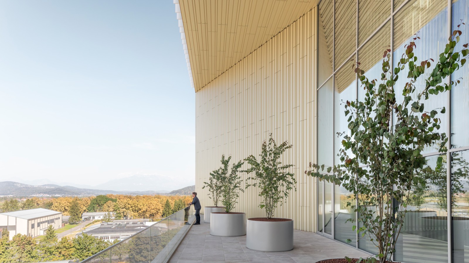 Espectacular: desde las terrazas se puede ver toda Liubliana (© Ana Skobe)