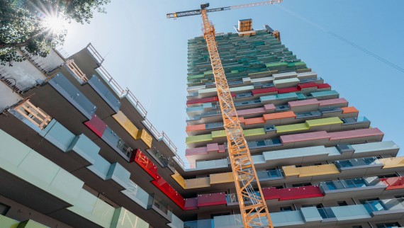 Edificio residencial de gran altura DS 90 en Viena