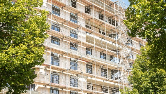 Se están construyendo 76 nuevos pisos en la fase H del proyecto Europakarree Erfurt Se están construyendo 76 nuevos pisos en la fase H del proyecto Europakarree Erfurt