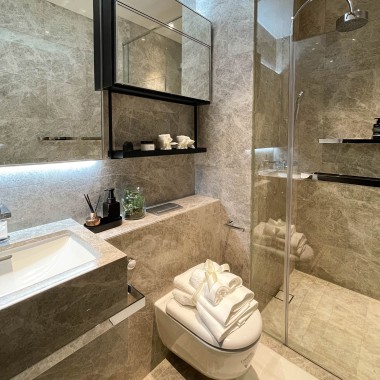 Los baños de invitados son muy lujosos (© Guocoland Limited)